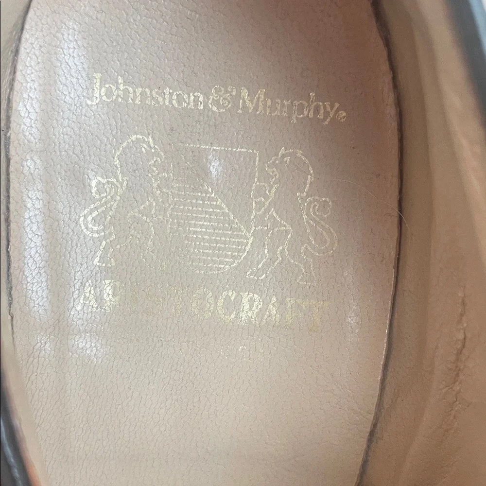 Classic Johnson & Murphy Aristocraft Black Leather Men's Dress Shoes